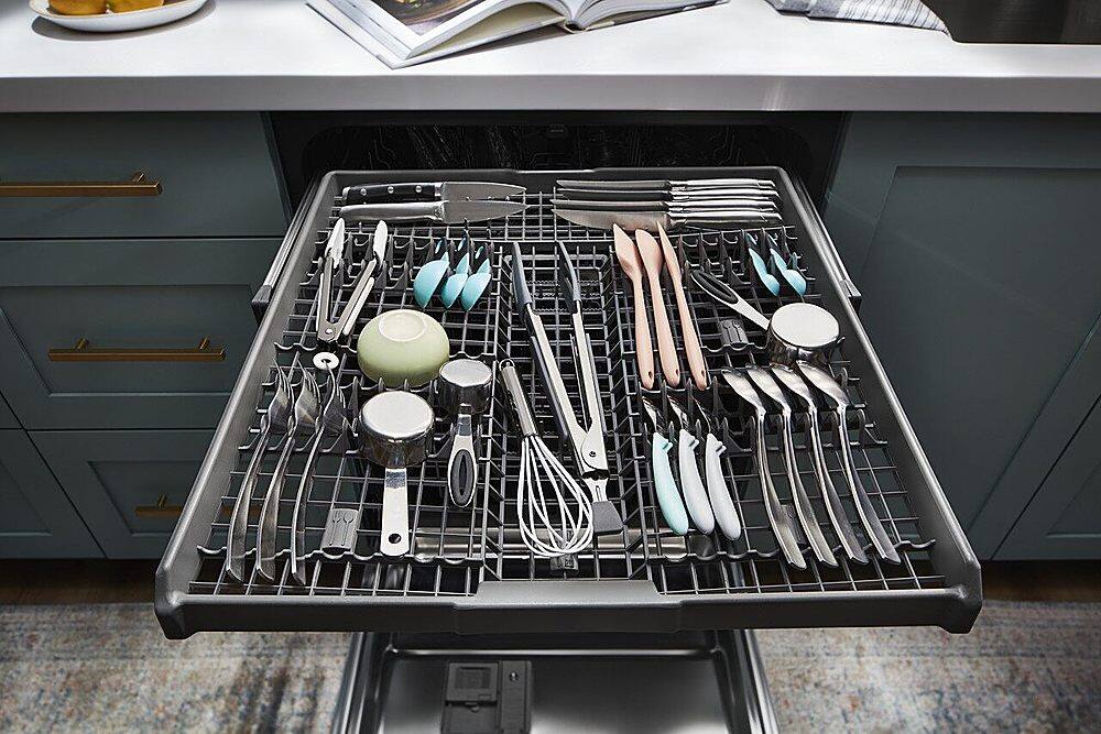 Alt View 15. Whirlpool - Top Control Built-In Dishwasher with 3rd Rack and 51 dBa - Stainless Steel.