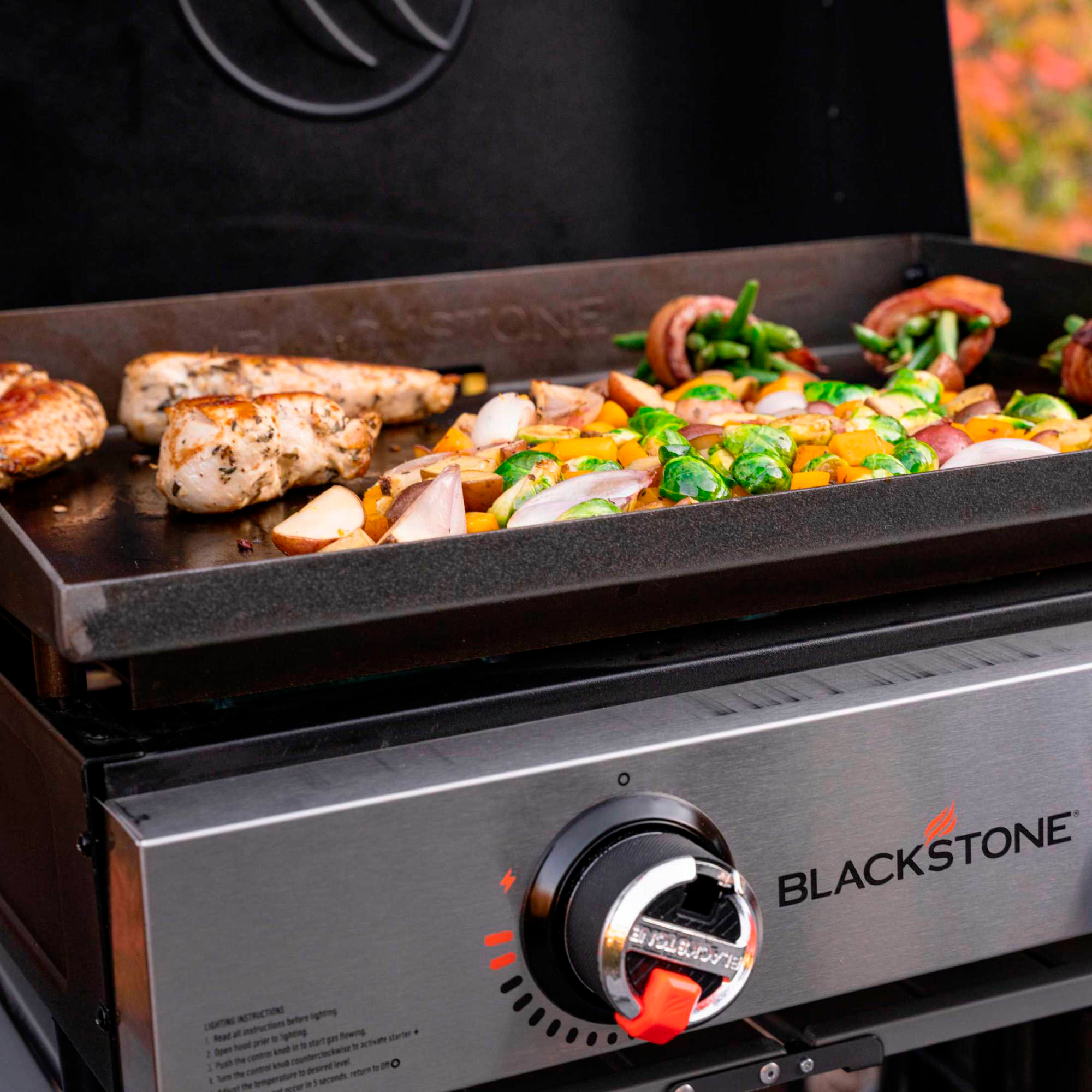 Countertop 6-Burner Portable Tabletop Gas Grill Griddle Outdoor