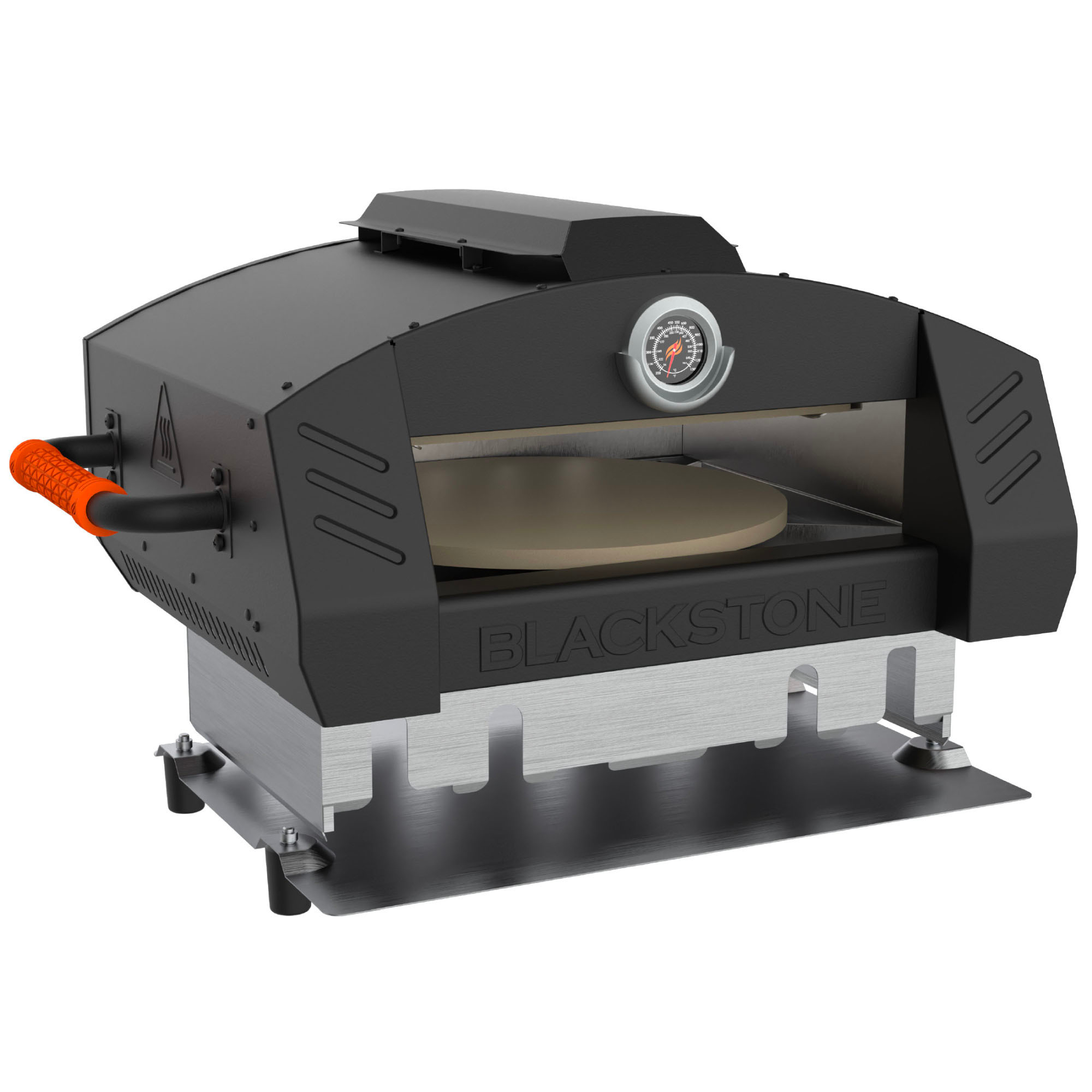 Angle View: Pizza Oven Conversion Kit for Blackstone 22-in. Griddles - Black