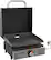 Angle. Blackstone - 17-in. Countertop Outdoor Griddle with Hood - Black.