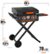 Alt View 12. Blackstone - On the Go 22-in. Outdoor Omnivore Griddle with Hood and Flex-fold Legs - Black.