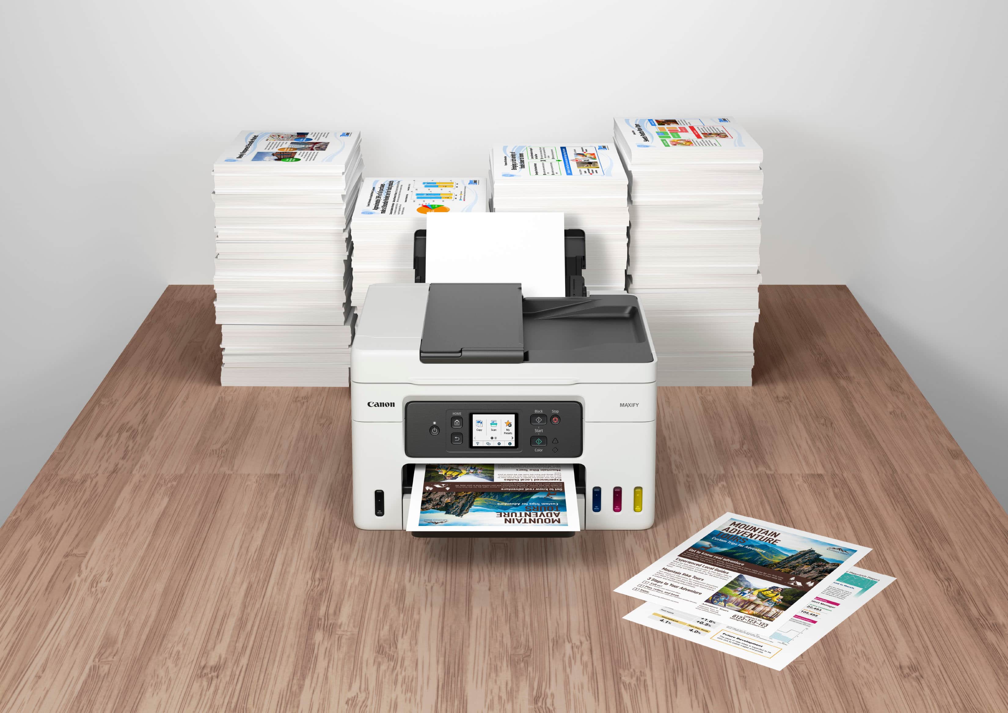 Alt View 15. Canon - MAXIFY MegaTank GX4020 Wireless All-In-One Inkjet Printer with Fax - WHITE.