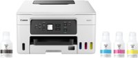 Canon - MAXIFY MegaTank GX3020 Wireless All-In-One Inkjet Printer - White - Front_Zoom