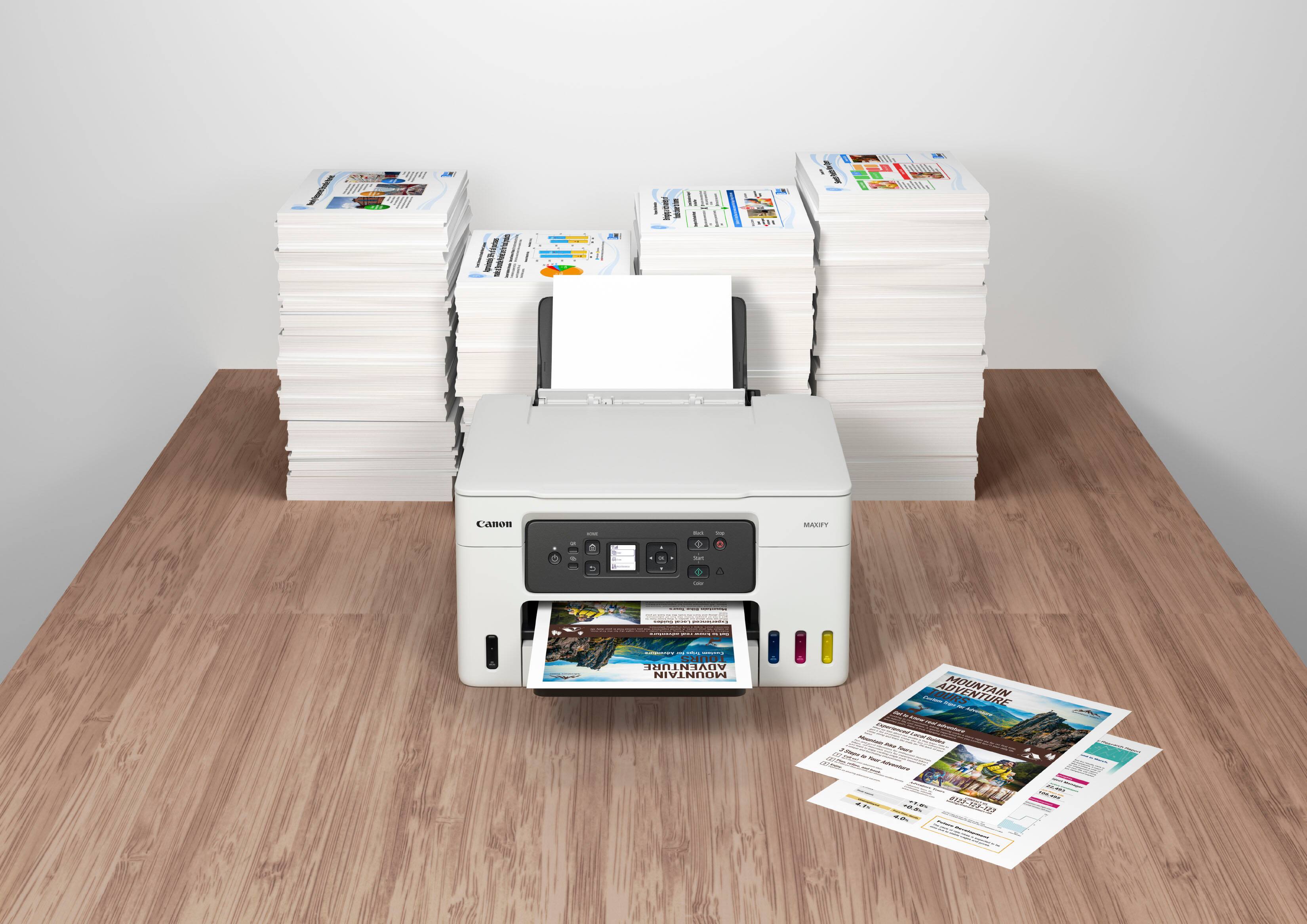 Alt View 14. Canon - MAXIFY MegaTank GX3020 Wireless All-In-One Inkjet Printer - WHITE.