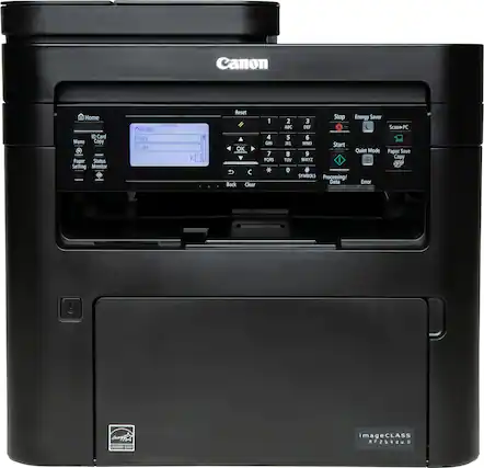 Front. Canon - imageCLASS MF264dw II Wireless Black-and-White All-In-One Laser Printer - Black.