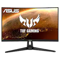 ASUS - TUF Gaming 27" FHD VA 165Hz 1ms Curved Gaming Monitor with FreeSync Premium (HDMI, VGA) - Black - Front_Zoom