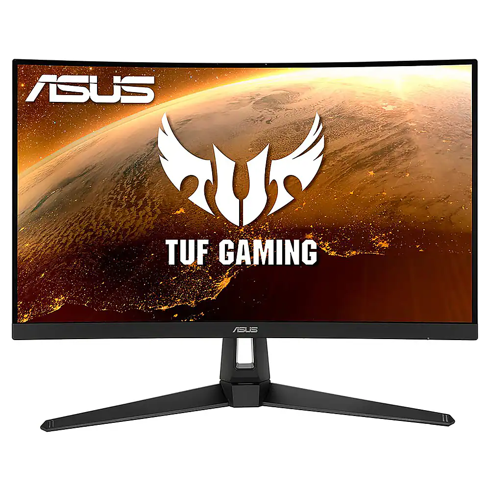 ASUS - TUF Gaming 27" FHD VA 165Hz 1ms Curved Gaming Monitor with FreeSync Premium (HDMI, VGA) - Black