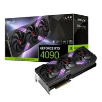 PNY - NVIDIA GeForce RTX 4090 24GB GDDR6X PCI Express 4.0 Graphics Card with Triple Fan - Black - Front_Zoom