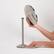 Alt View 13. Ilios - Rechargeable 1x Round Tabletop Mirror - Silver.