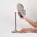 Alt View 13. Ilios - Rechargeable 5x Round Tabletop Mirror - Silver.
