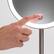 Alt View 14. Ilios - Rechargeable 5x Round Tabletop Mirror - Silver.