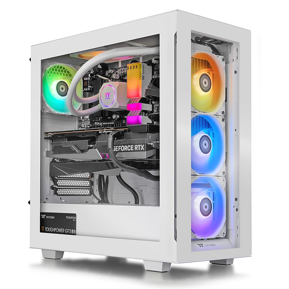 Thermaltake View 480 R4 Gaming Desktop AMD Ryzen 7 5800X3D 32GB RGB Memory  NVIDIA GeForce RTX 4080 Super 1TB NVMe M.2 White V35S-B55R-480-LCS - Best  Buy