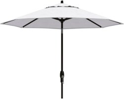Yardbird® - 11 Ft. Octagon Auto Tilt Umbrella - Silver - Front_Zoom