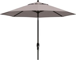 Yardbird® - 11 Ft. Octagon Auto Tilt Umbrella - Shale - Front_Zoom