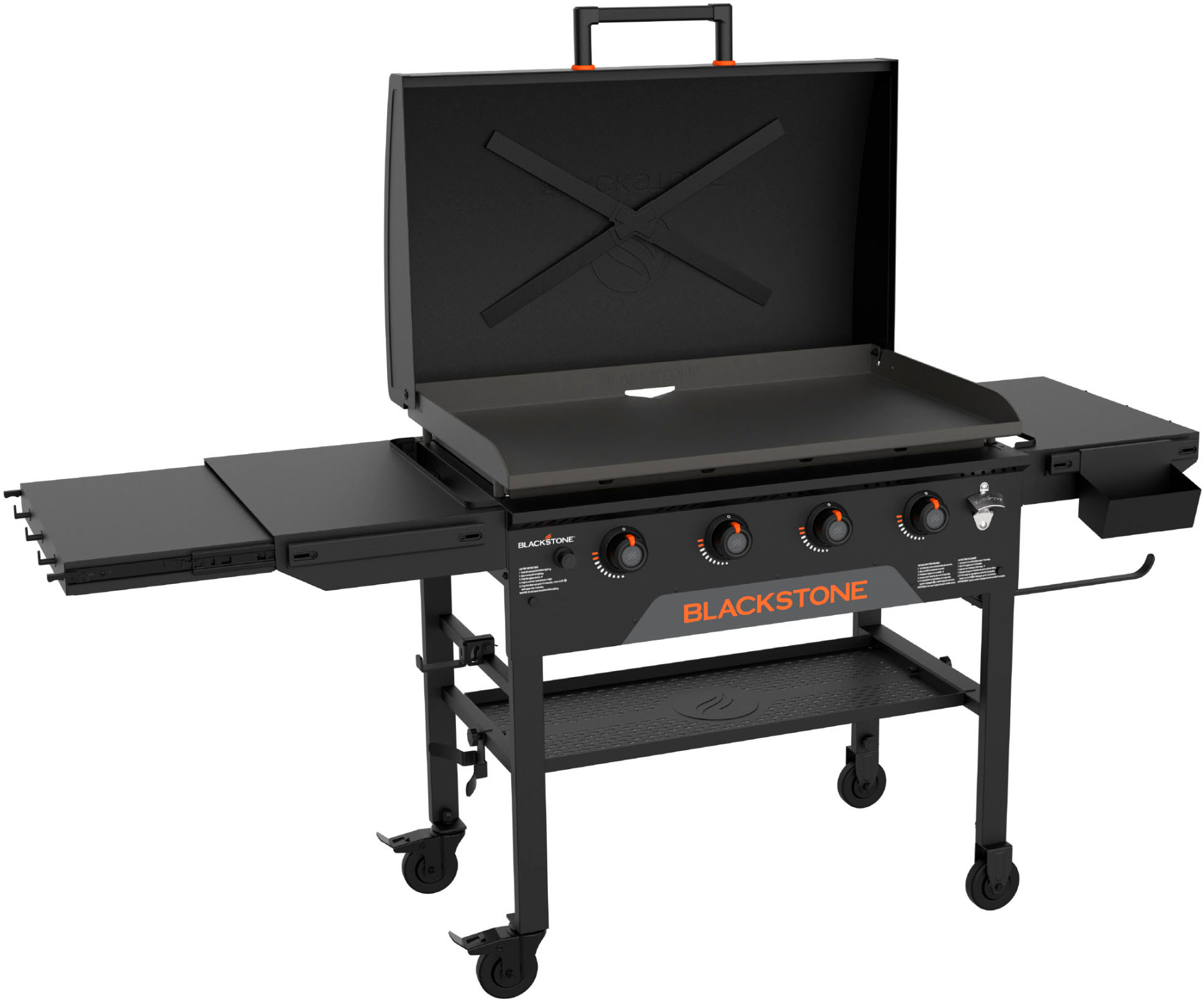 Angle View: Blackstone - 36-in. Outdoor Griddle - Black