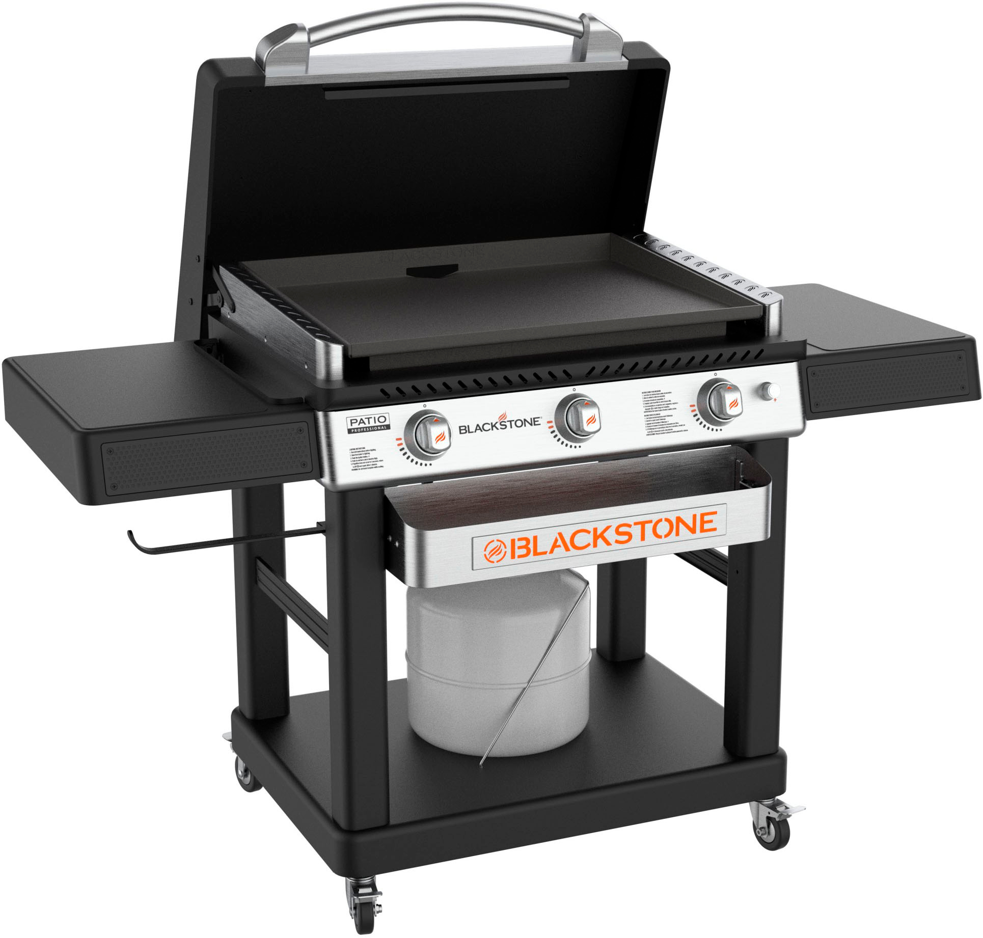 Angle View: Blackstone - 28-in. Outdoor Griddle - Black