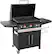 Angle. Blackstone - 28-in. Outdoor Griddle Cabinet - Black.