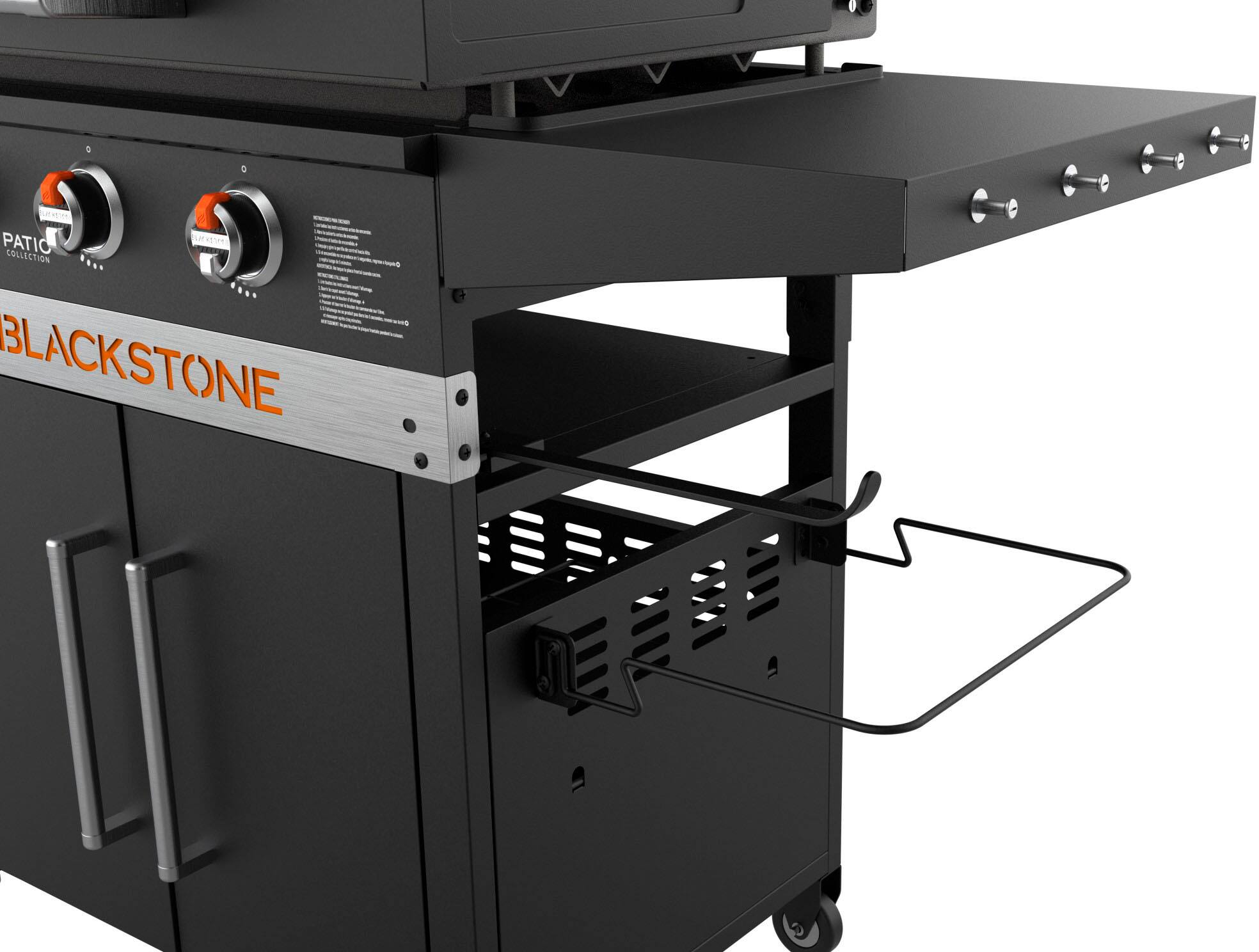 Alt View 14. Blackstone - 28-in. Outdoor Griddle Cabinet - Black.