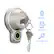 Alt View 16. Lockly - Flex Touch Smart Lock Replacement Deadbolt with 3D Biometric Fingerprint/App/Physical Key - Satin Nickel.