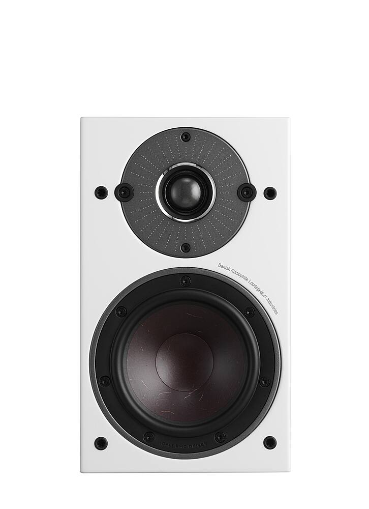 Front. DALI - OBERON 1 Bookshelf Speakers - Pair - White.