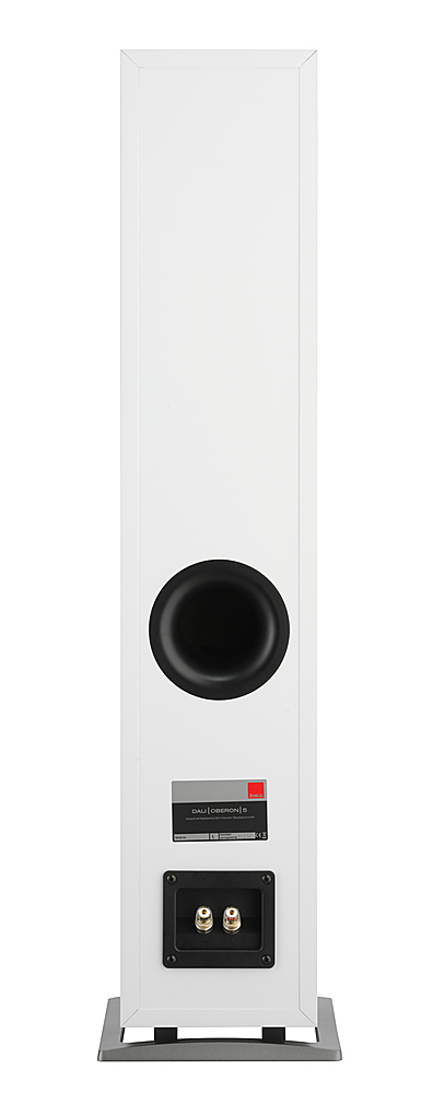 Back. DALI - Oberon 5 Floorstanding Speaker - PAIR - White.