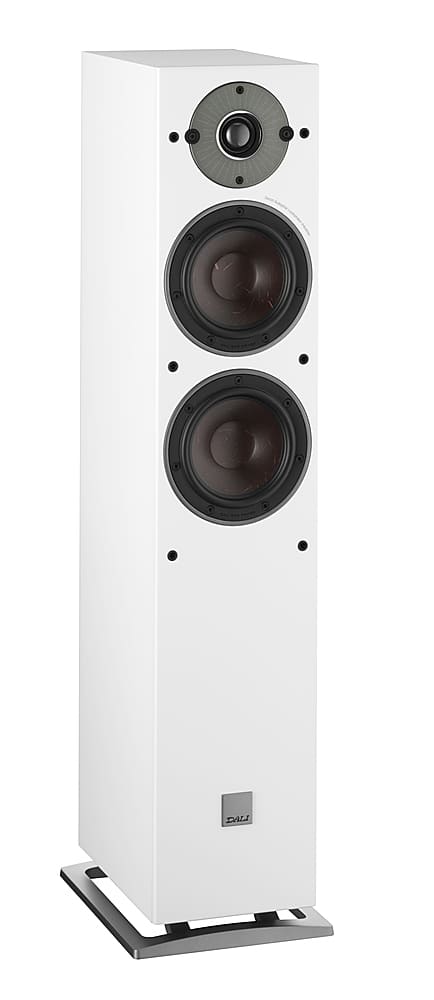 Angle. DALI - Oberon 5 Floorstanding Speaker - PAIR - White.