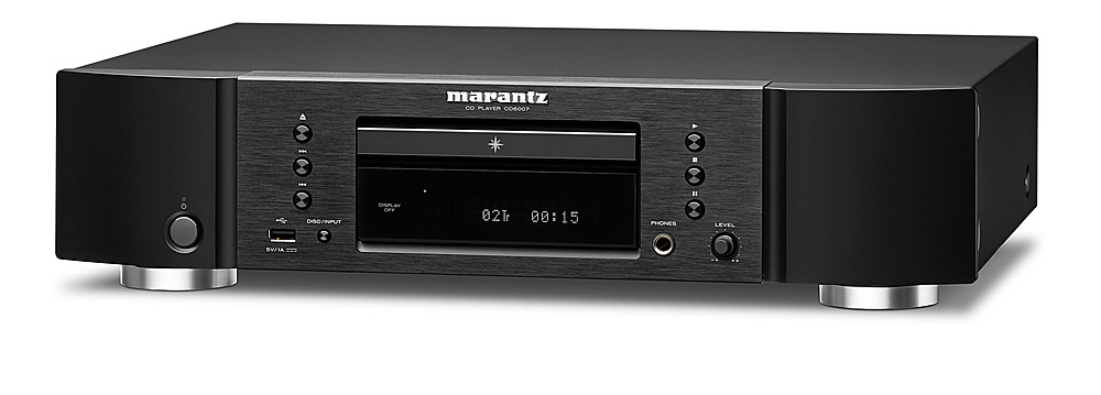 Angle View: Marantz - CD6007 CD Player - Black
