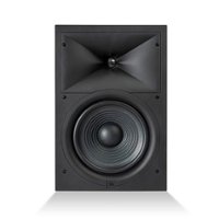 JBL - Stage In-Wall Loudspeaker with 1" Aluminum Dome Tweeter and 8" Polycellulose Cone Woofer - black - Front_Zoom