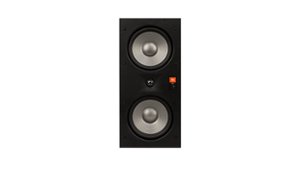 JBL - Studio 2 Dual 8" 2-Way In-Wall Speaker - Black - Front_Zoom