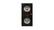 Front. JBL - Studio 2 Dual 8" 2-Way In-Wall Speaker - black.
