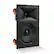 Angle. JBL - Stage In-Wall Loudspeaker With 1" Aluminum Dome Tweeter and 6.5" Polycellulose Cone Woofer - black.