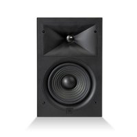 JBL - Stage In-Wall Loudspeaker With 1" Aluminum Dome Tweeter and 6.5" Polycellulose Cone Woofer - black - Front_Zoom
