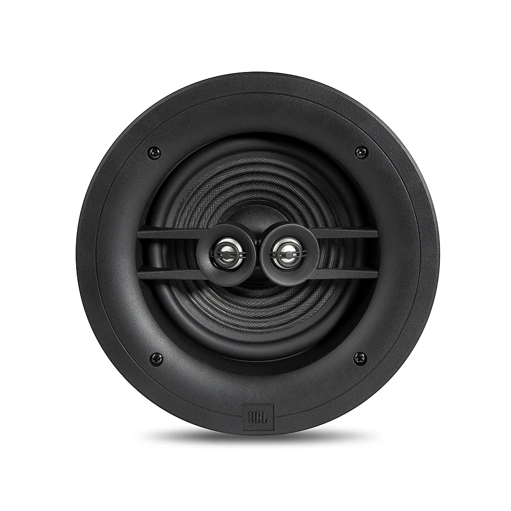 JBL - Stage In-Ceiling Loudspeaker With Dual 3/4" Aluminum Dome Tweeters and 6.5" Polycellulose Cone Woofer - Black