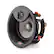 Left. JBL - Studio 2 8" 2-Way In-Ceiling Speaker - black.