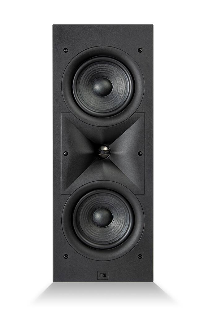 Front. JBL - Stage In-Wall Loudspeaker With 1" Aluminum Dome Tweeter and Dual 5.25" Polycellulose Cone Woofers - black.