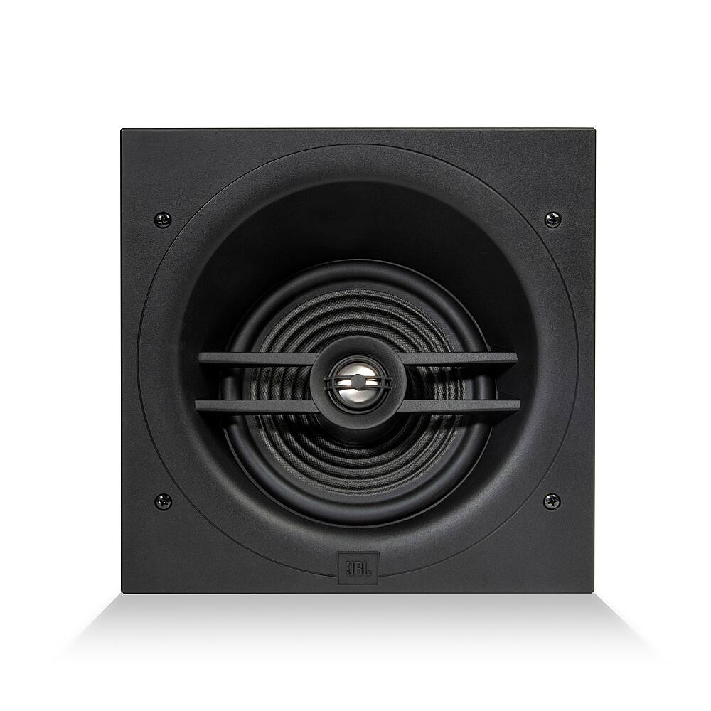 Front. JBL - Stage Angled In-Ceiling Loudspeaker With 1" Aluminum Dome Tweeter and 6.5" Polycellulose Cone Woofer - black.