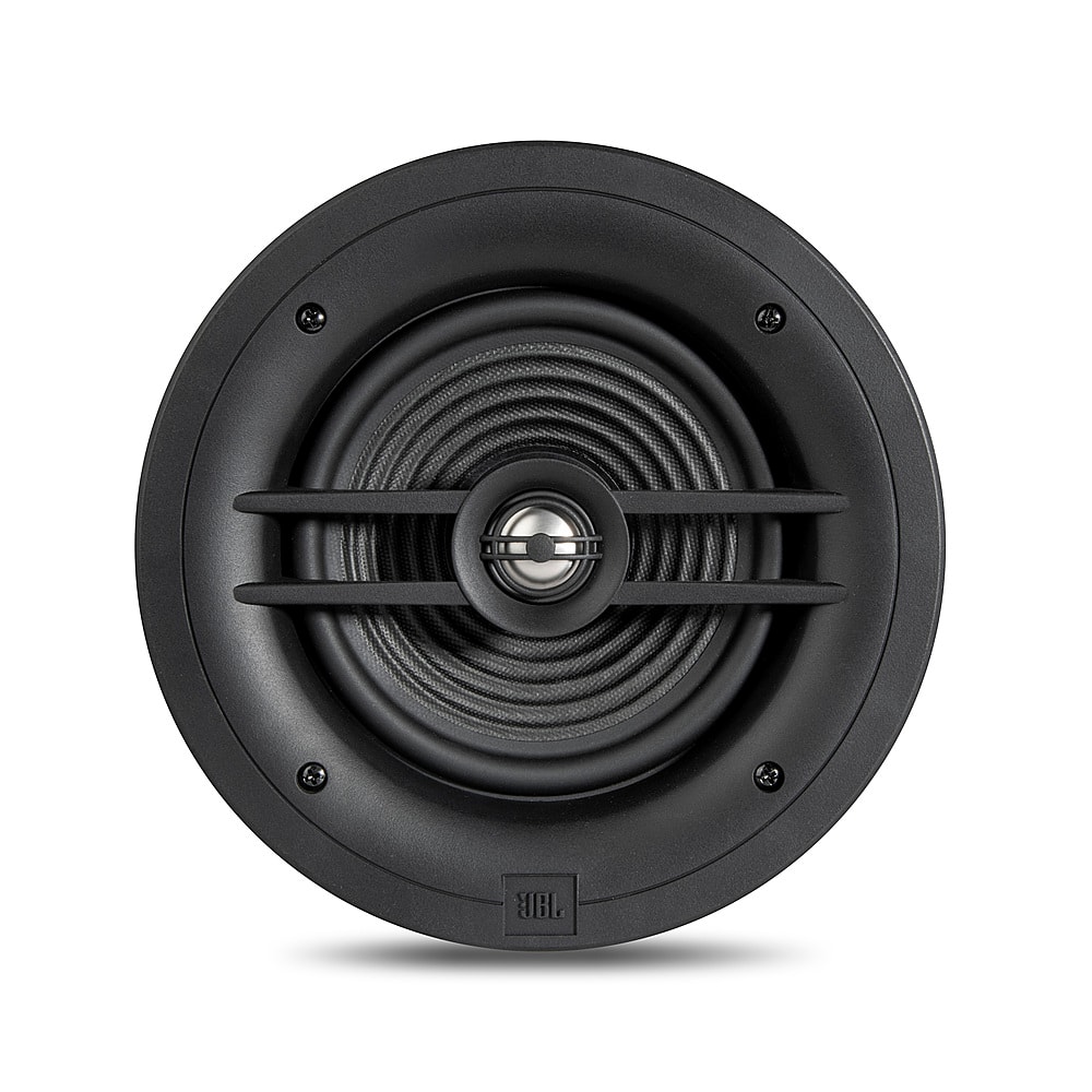JBL - Stage In-Ceiling Loudspeaker With 1" Aluminum Dome Tweeter and 6.5" Polycellulose Cone Woofer - Black - Front_Zoom