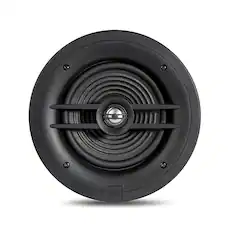 Front. JBL - Stage In-Ceiling Loudspeaker With 1" Aluminum Dome Tweeter and 6.5" Polycellulose Cone Woofer - black.