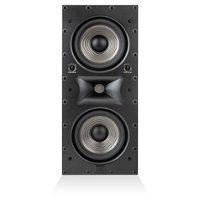 JBL - Studio 6 Dual-8" 2-Way In-Wall Speaker - Black - Front_Zoom