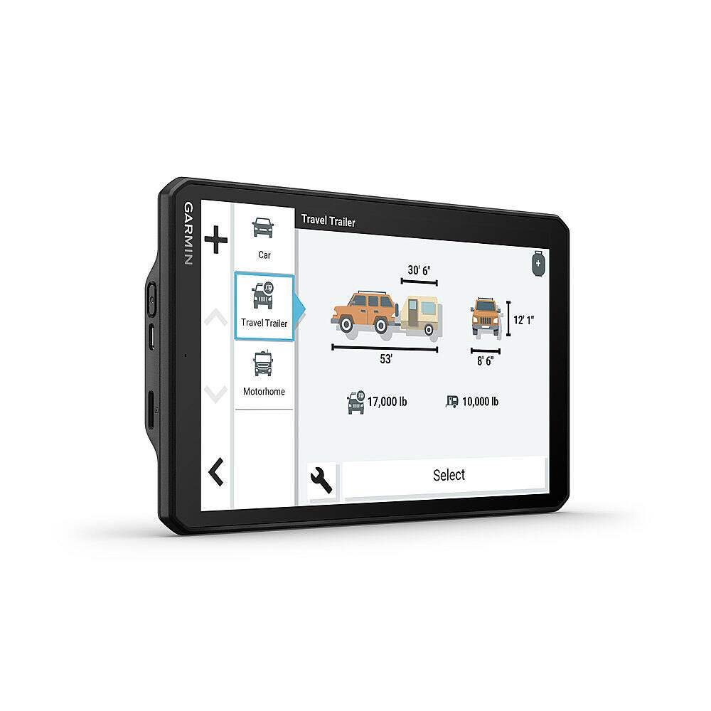 Angle. Garmin - RV 895 8" GPS Navigator with Built-In Bluetooth - Black.