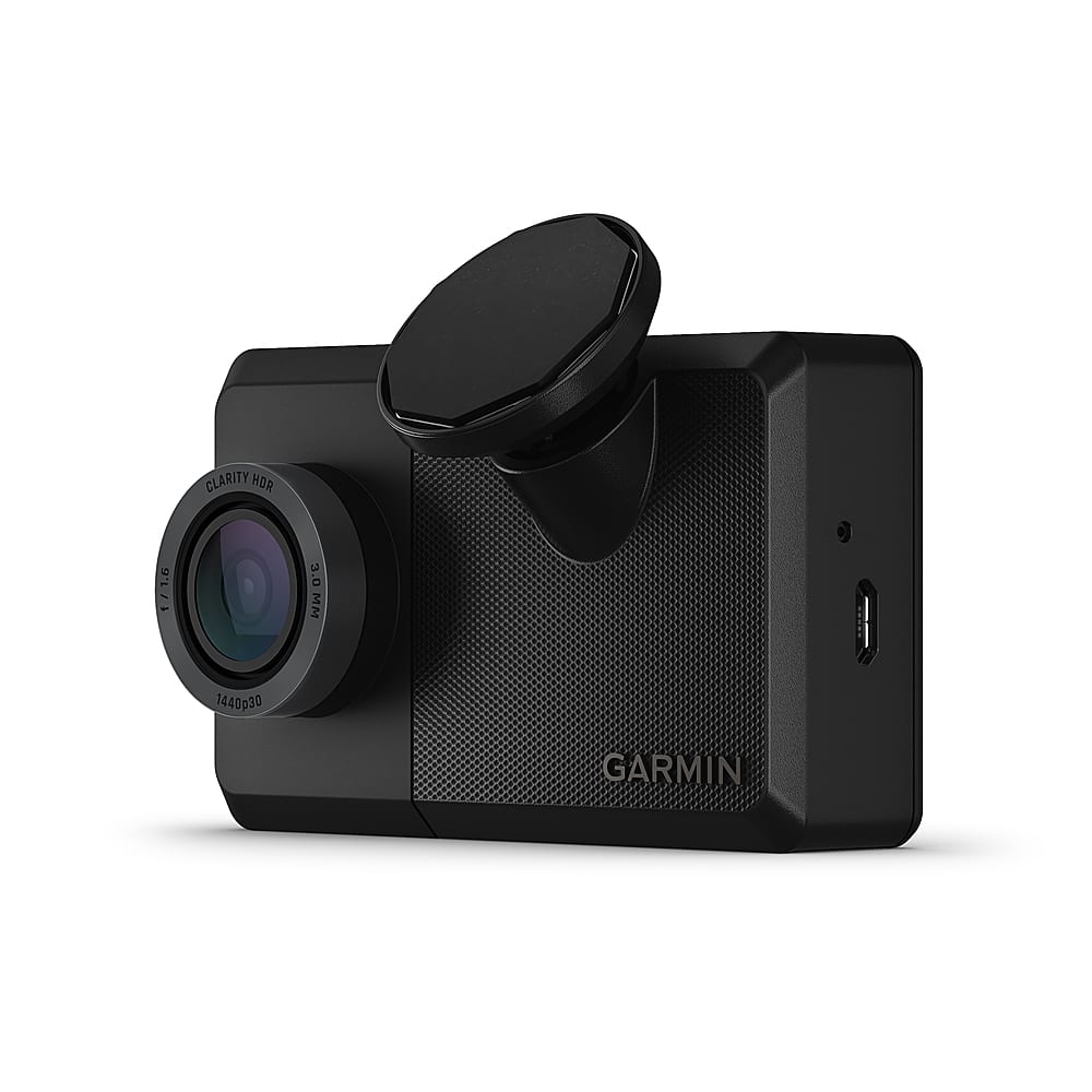 Angle. Garmin - Dash Cam Live - Black.