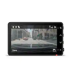 Front. Garmin - Dash Cam Live - Black.