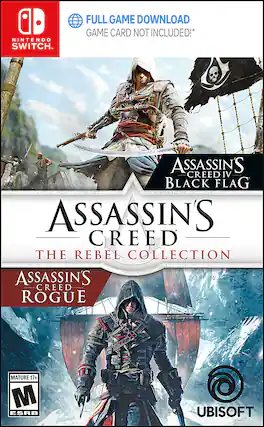 Front. Ubisoft - Assassin's Creed: The Rebel Collection - Code in Box. - M (Mature 17+)