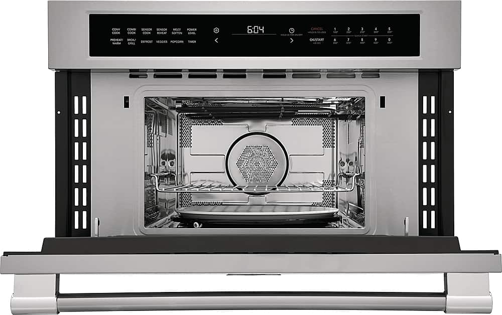 Alt View 13. Frigidaire - Professional Built-In Convection Microwave Oven with Drop-Down Door - Stainless Steel.