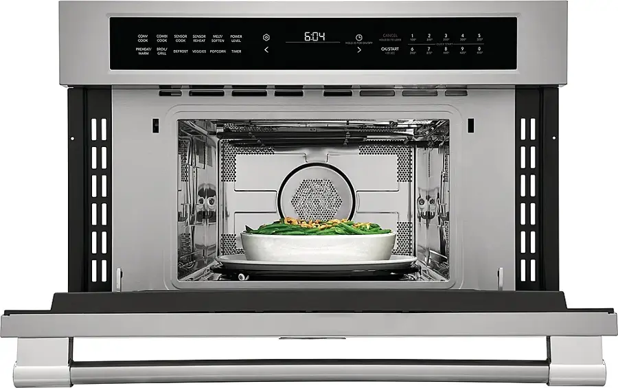 Alt View 14. Frigidaire - Professional Built-In Convection Microwave Oven with Drop-Down Door - Stainless Steel.