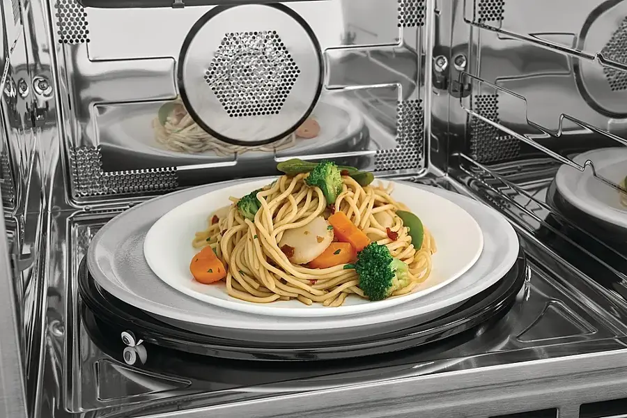 Alt View 15. Frigidaire - Professional Built-In Convection Microwave Oven with Drop-Down Door - Stainless Steel.