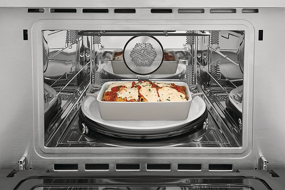 Alt View 16. Frigidaire - Professional Built-In Convection Microwave Oven with Drop-Down Door - Stainless Steel.