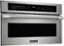 Left. Frigidaire - Professional Built-In Convection Microwave Oven with Drop-Down Door - Stainless Steel.
