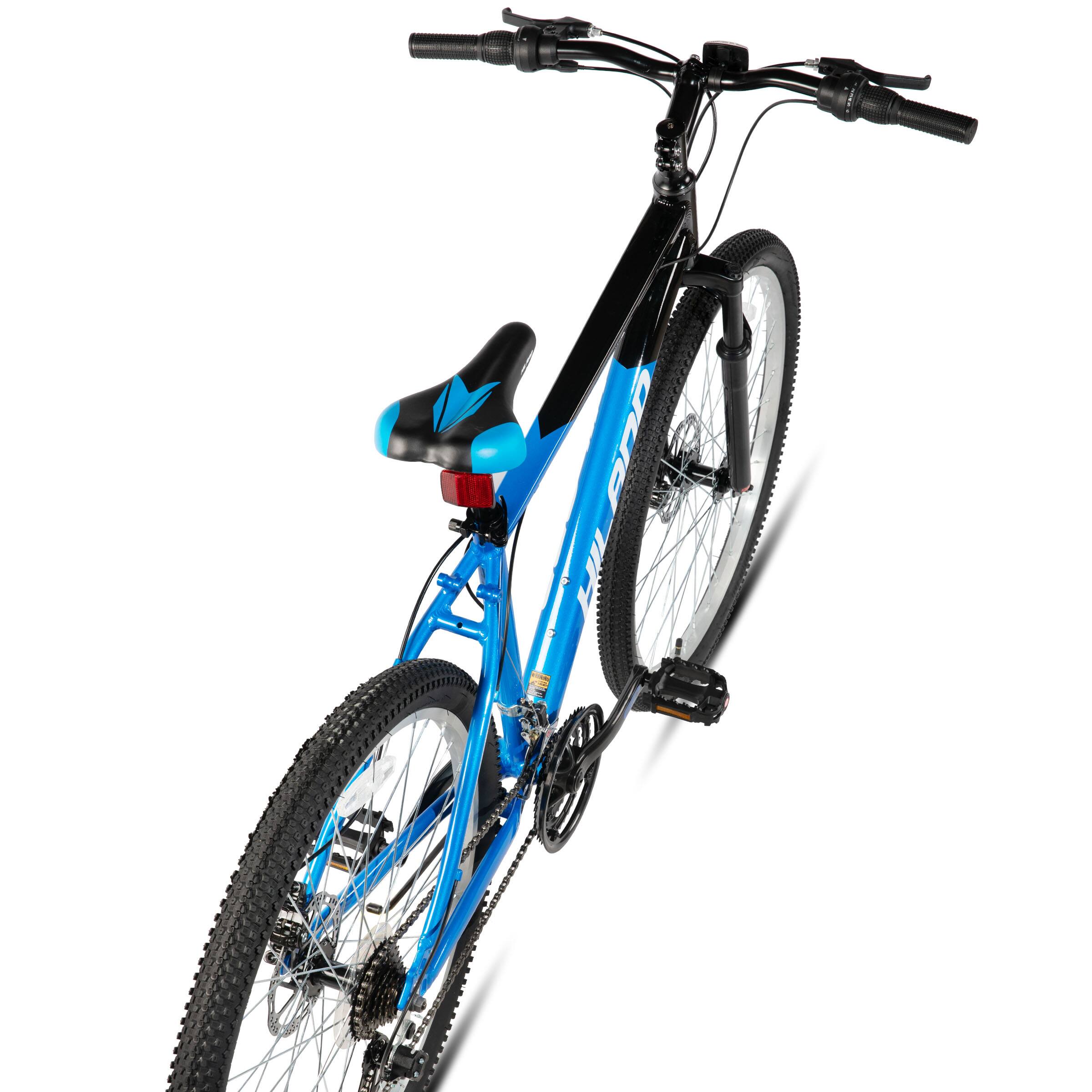 Alt View 4. HILAND - HILAND H200 26 Inch Mountain Bike with 18-Speed for Men Women, Suspension Fork, Aluminum Frame MTB Bicycle, Blue - Blue.