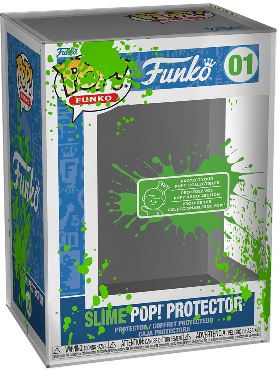 Funko POP! Protector Printed UV: Green Slime Splatter - COLLECTIBLES
